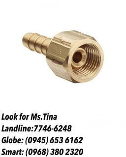 Brass hose connector female 1/4"