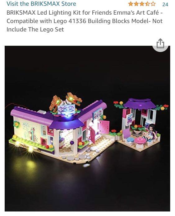 Lego friends emma's sale art cafe 41336