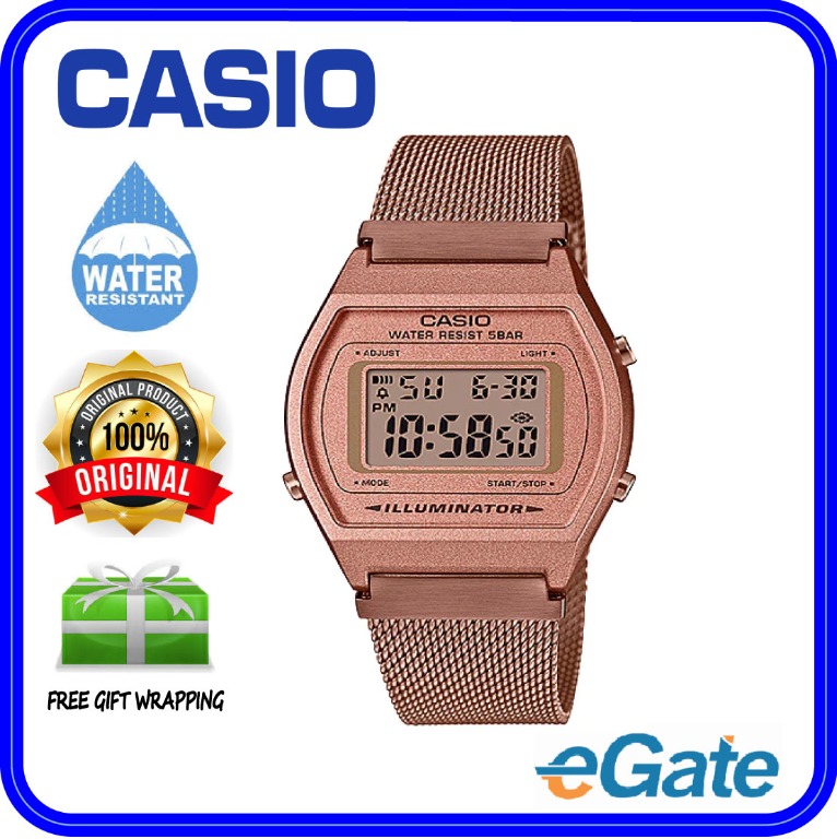Ceas casio deals retro rose gold