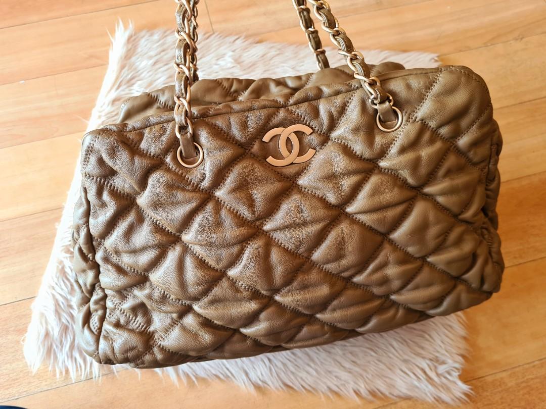 Chanel Quilted Jersey Bubble Bag  Labellov  Buy and Sell Authentic  Luxury