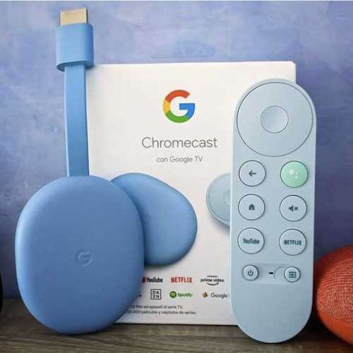 Chromecast with Google TV (Blue), 家庭電器, 電視& 其他娛樂, 電視 