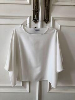 Clemence White Top Blouse