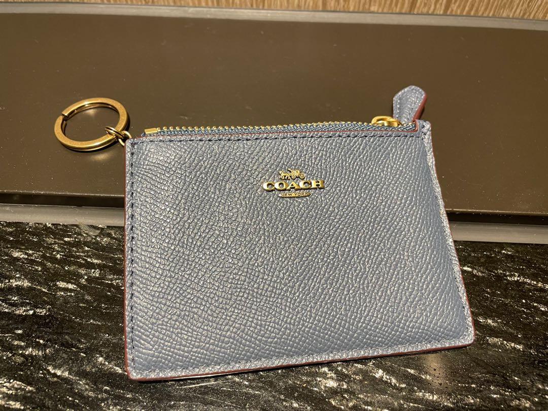 現貨特價！Coach New York Coin-case Coin-bag散子包鎖匙包, 名牌, 手袋及銀包- Carousell