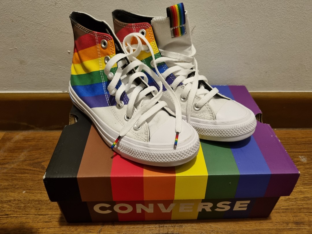 Converse Chuck Taylor All Star Pride rainbow High sneakers shoes