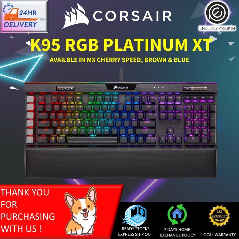 Corsair K95 Rgb Platinum Xt Mechanical Gaming Keyboard Computers Tech Parts Accessories Computer Keyboard On Carousell