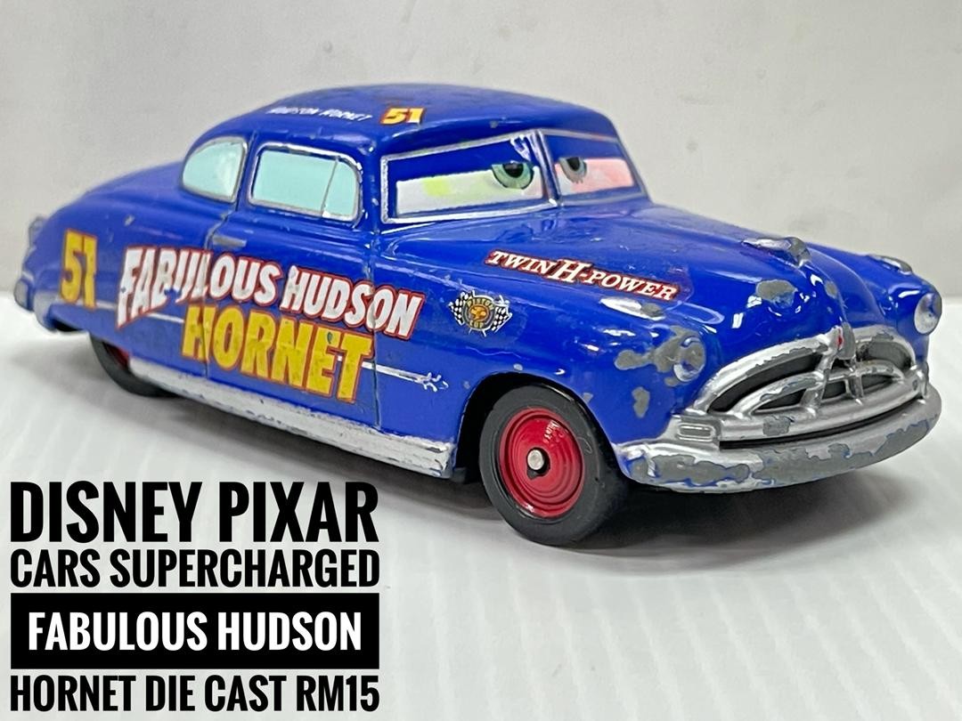 Disney Pixar Cars Supercharged Fabulous Hudson Hornet Diecast