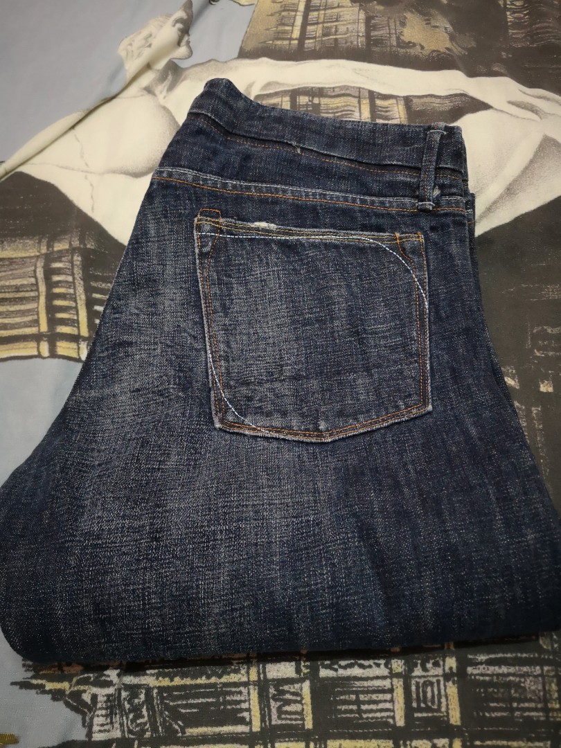 Pre-owned Earnest Sewn Straight Jeans In Blue | ModeSens