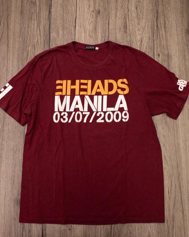 ERASERHEADS Eheads Manila 03/07/2009 The Final Set Maroon Shirt, Men