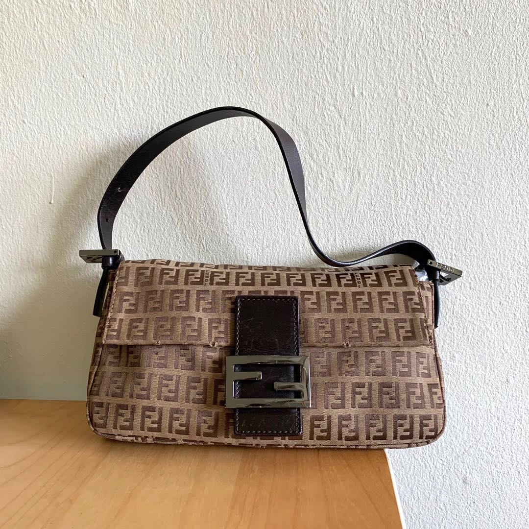 SOLD Authentic Fendi baguette zucchino print