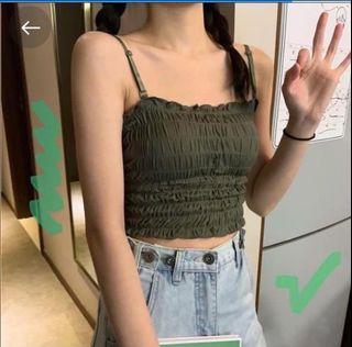 Forest Green Padded top