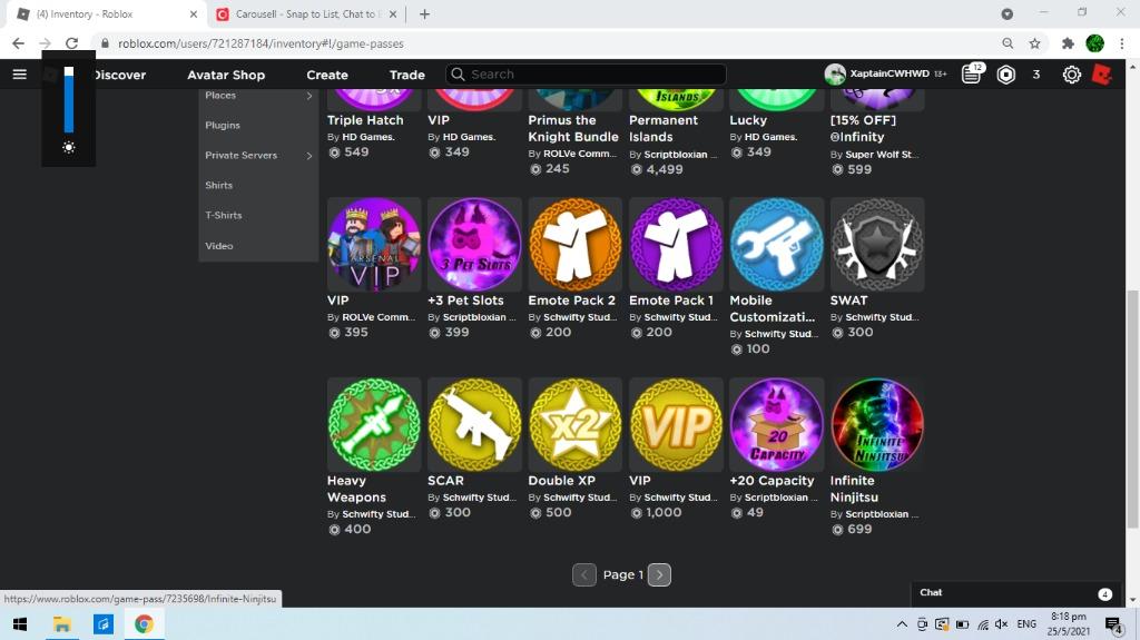 Free Roblox account never use before, Video Gaming, Video Game Consoles,  Others on Carousell