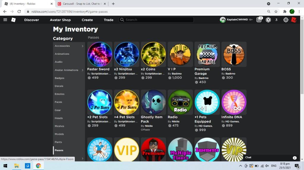 Free Roblox account never use before, Video Gaming, Video Game Consoles,  Others on Carousell