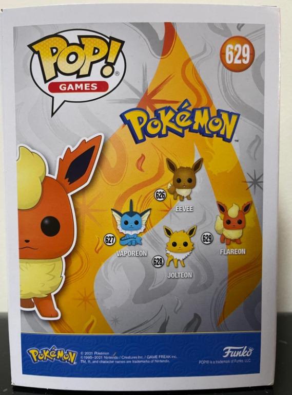 Funko Pop Games Pokémon Eevee Flareon Fogo 629 com o Melhor Preço