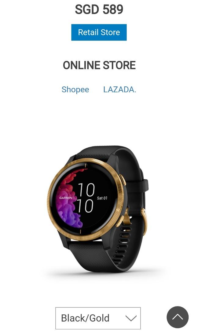 Garmin cheap black gold