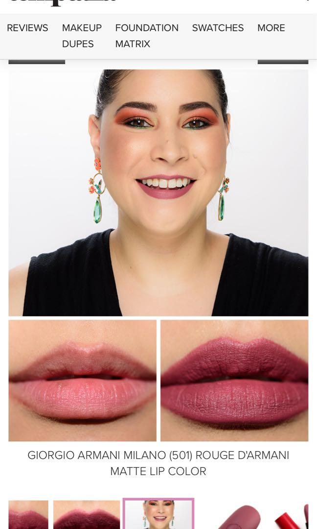 Giorgio armani on sale lipstick 501