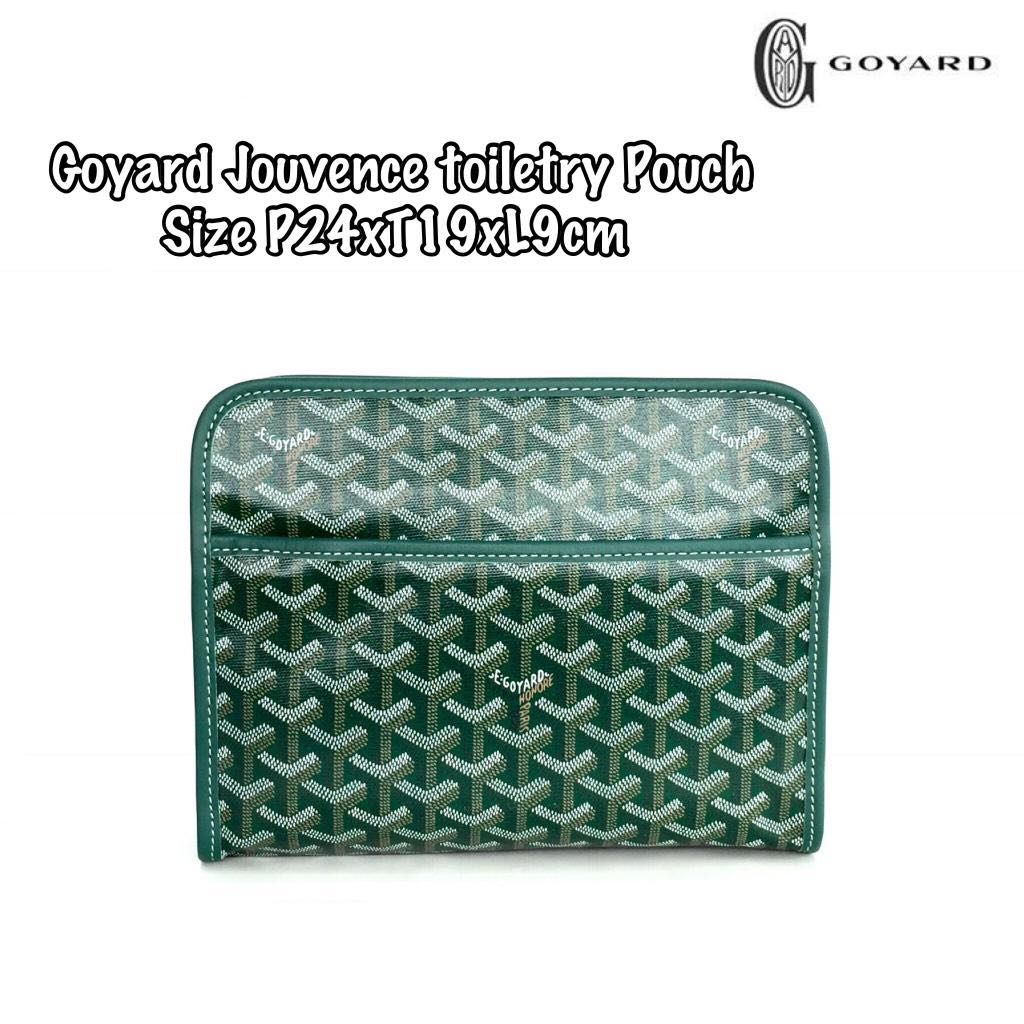 Goyard Jouvence Toiletry Bag MM Green, VAE020197 USED