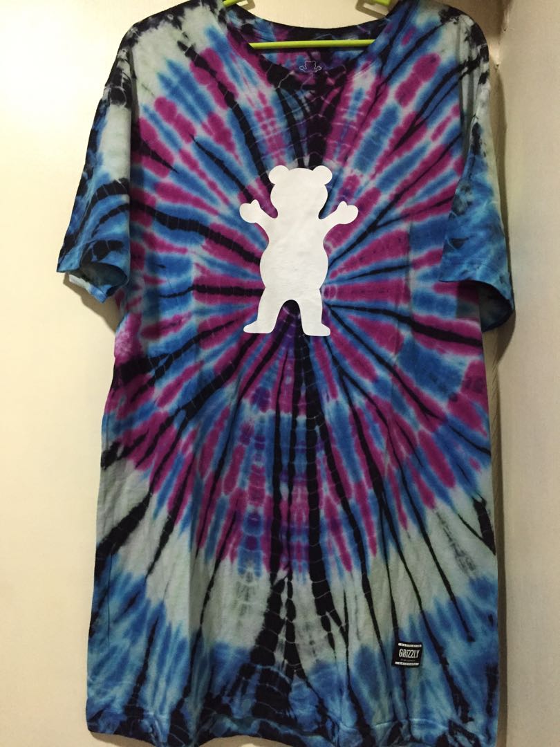 Grizzly tie dye shirt sale