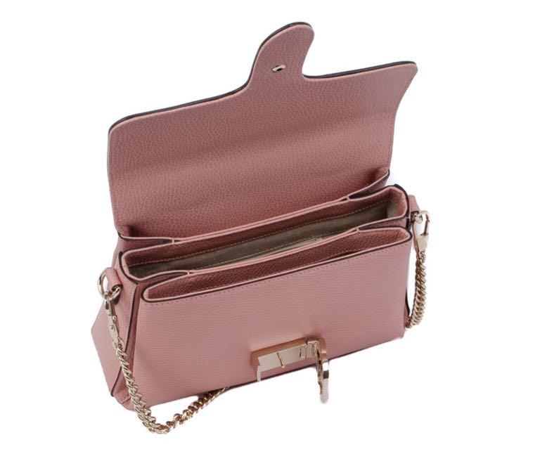 GUCCI Dollar Interlocking G Top Handle Soft Pink Shoulder Bag