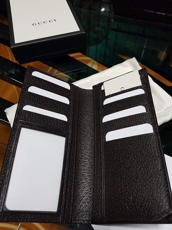 Gg marmont leather sales long id wallet