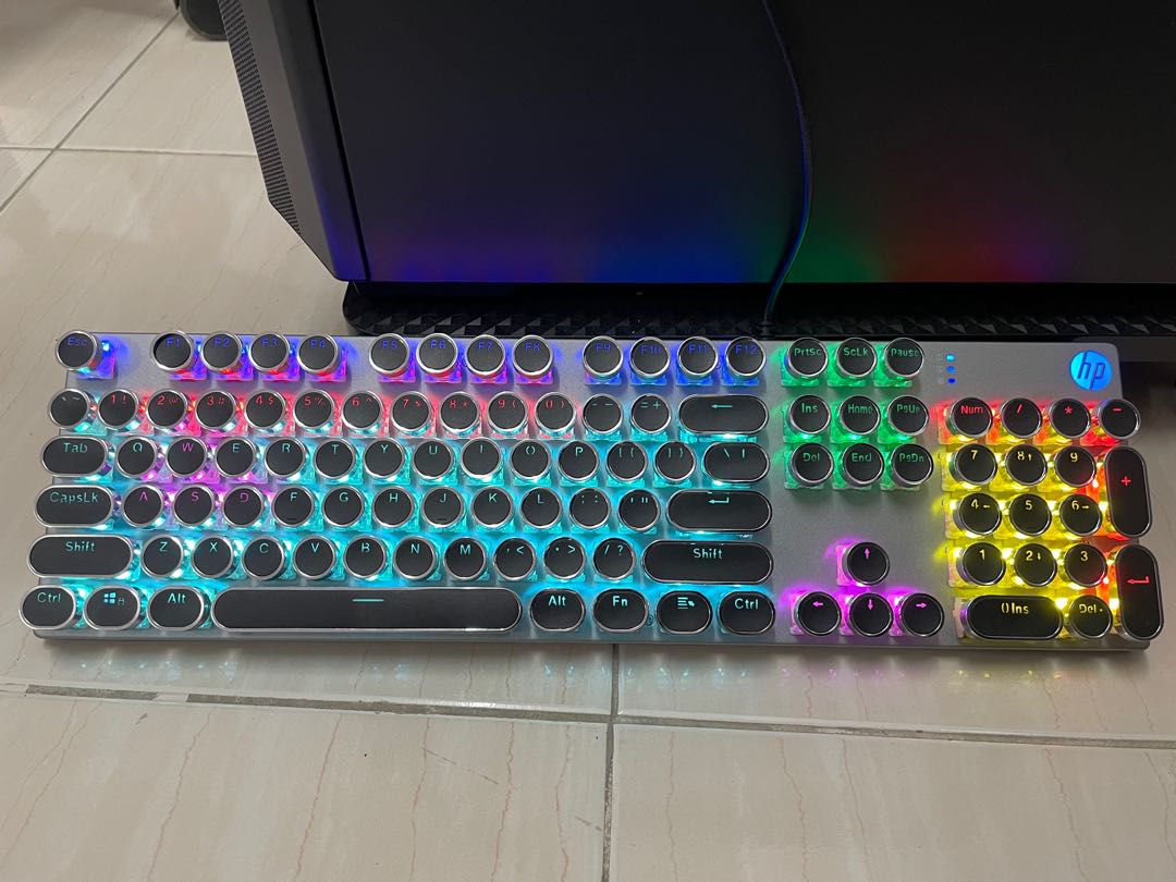 HP GK400Y Mechanical Keyboard, Computers & Tech, Parts & Accessories