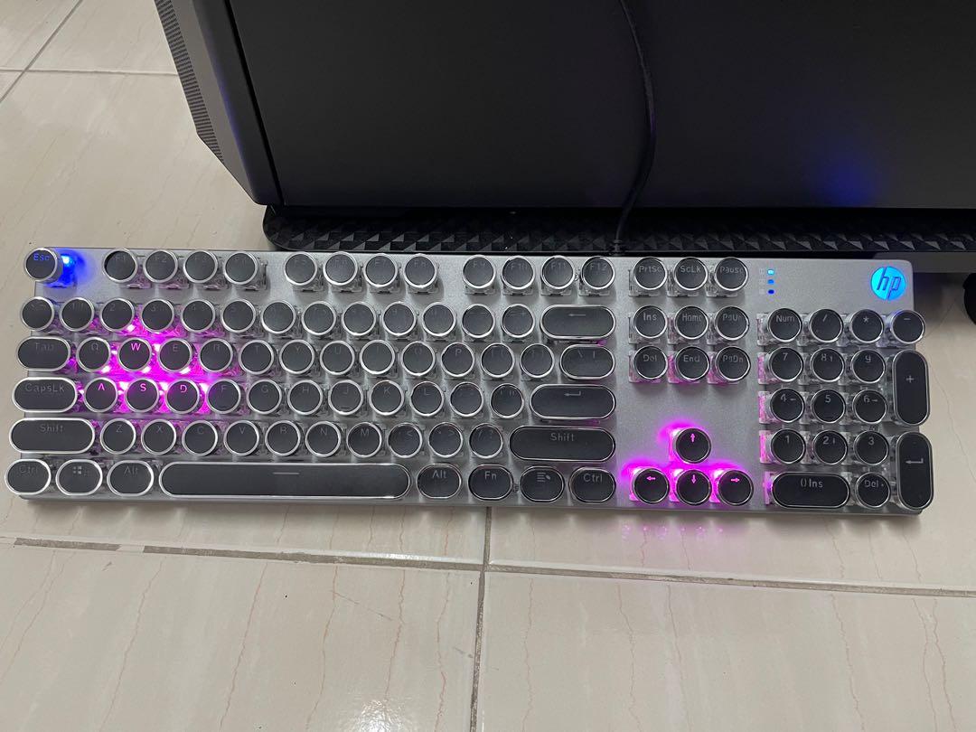 HP GK400Y Mechanical Keyboard, Computers & Tech, Parts & Accessories