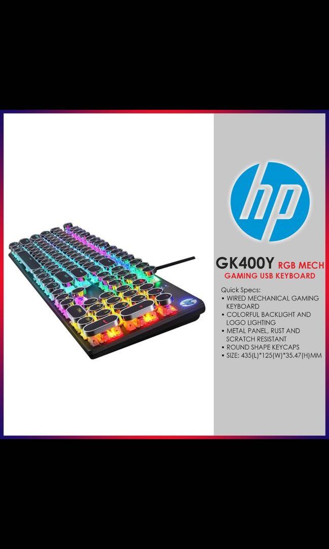 HP GK400Y Mechanical Keyboard, Computers & Tech, Parts & Accessories