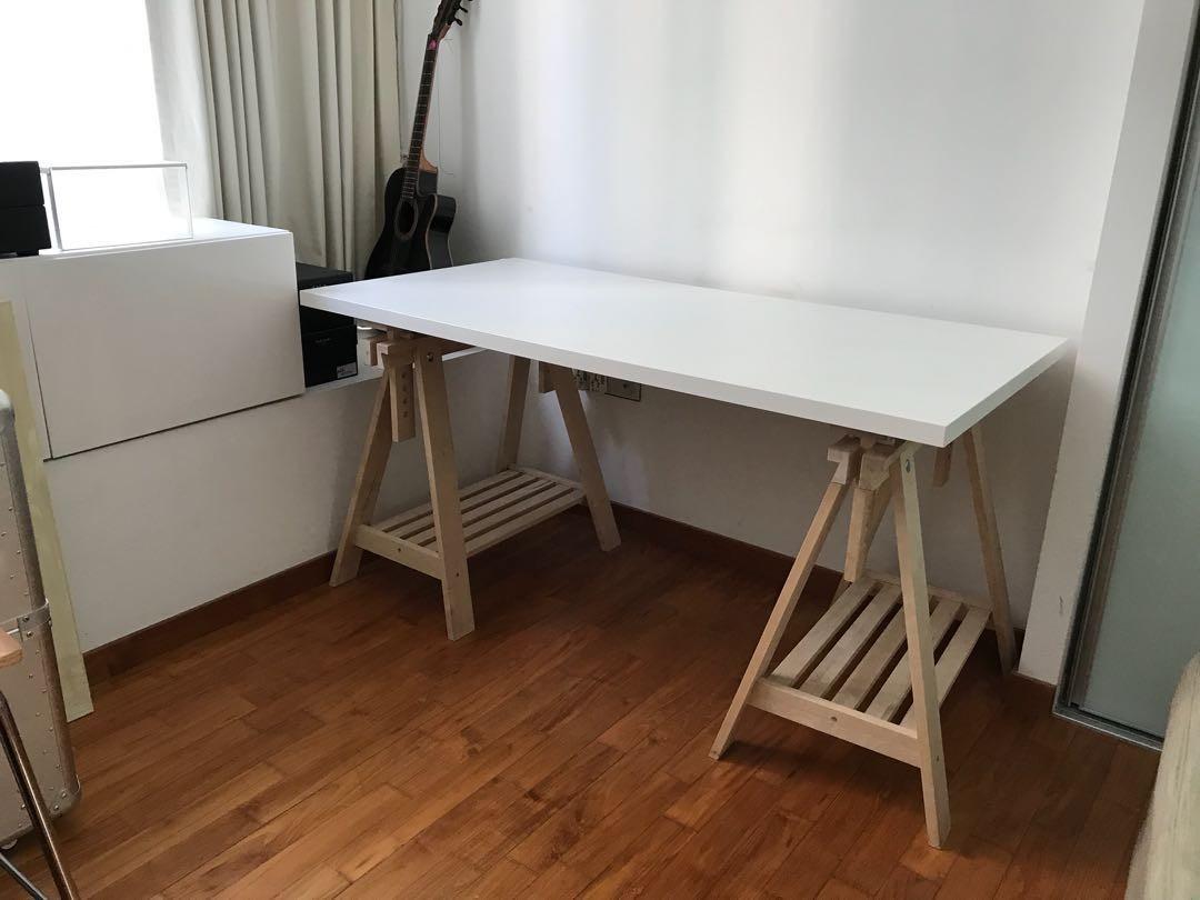 Ikea linnmon finnvard table Furniture Home Living Furniture