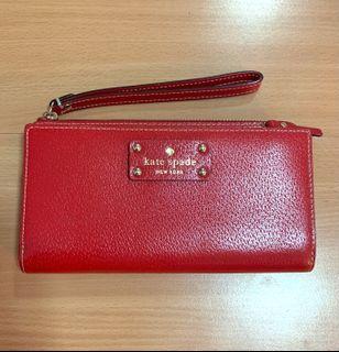 Auth Kate Spade Wallet- L Zip 