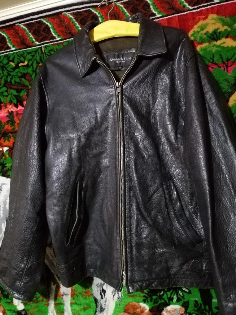 Kenneth cole leather jacket