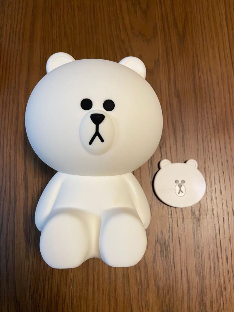 Line Friends x Mr Maria Brown LED Lamp, 傢俬＆家居, 廚具和餐具, 餐 