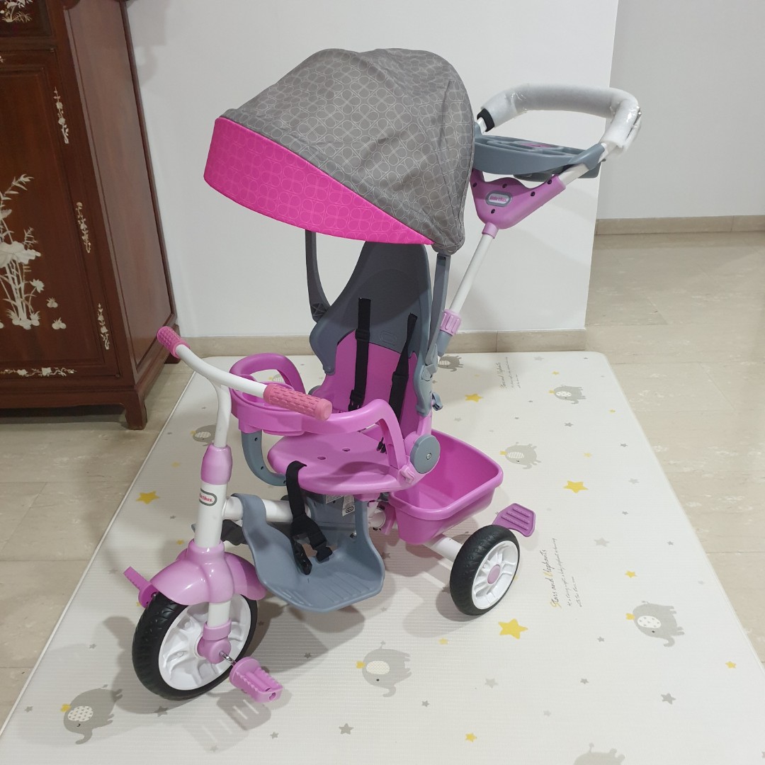 Perfect fit 4 in 1 trike pink best sale