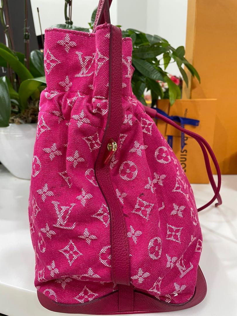 Louis Vuitton, Bags, Louis Vuitton Noefull Mm Denim Rose Pink