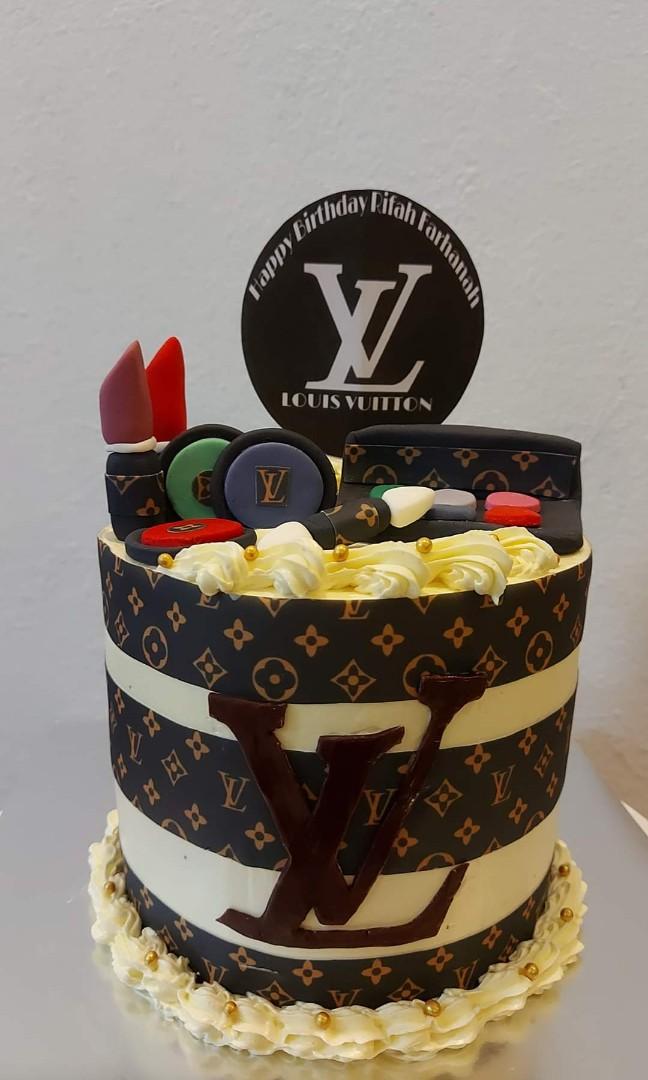 louis vuitton money cake topper decorations for birthday
