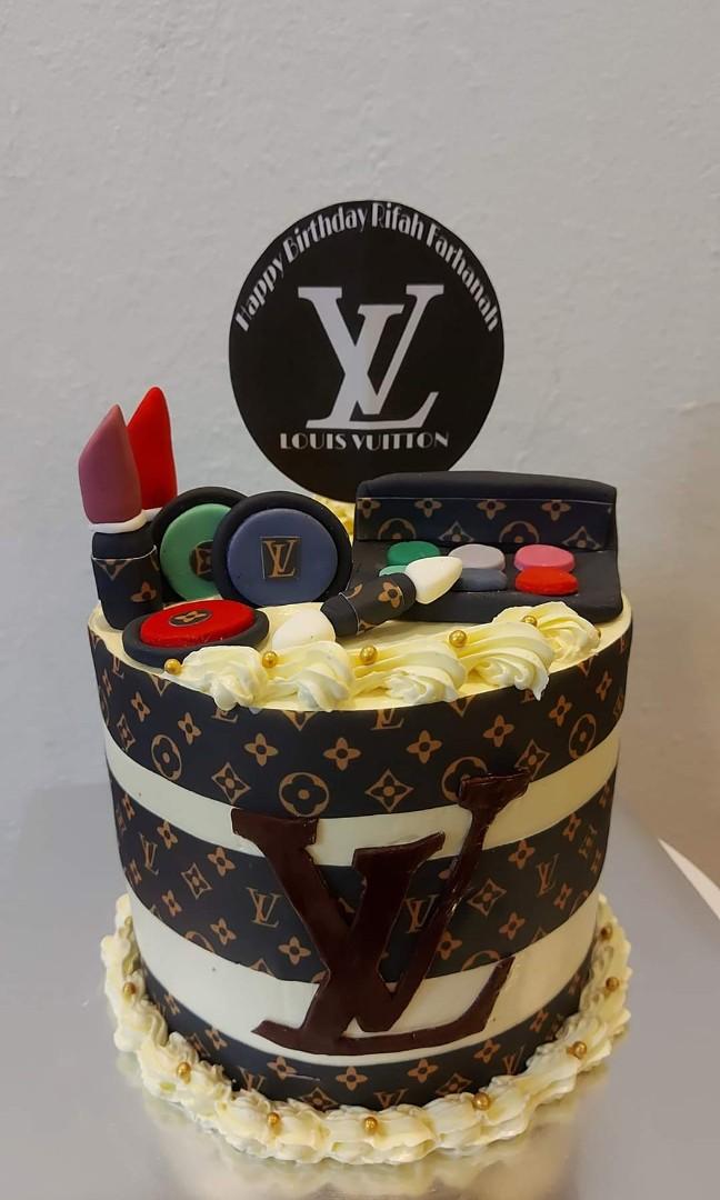 Louis Vuitton drip cake  Birthday cakes for men, Louis vuitton