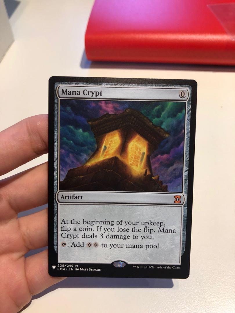 Mana Crypt Magic The Gathering Mtg Hobbies Toys Toys Games On Carousell