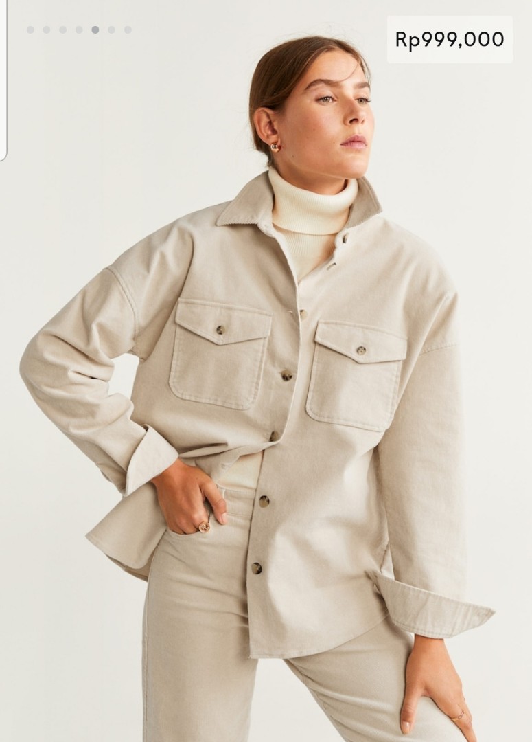 corduroy jacket cream