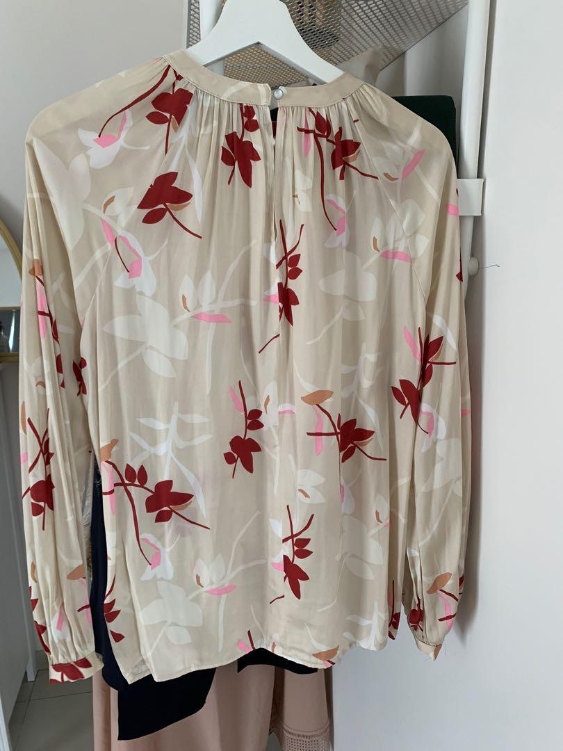 Marks spencer Mu0026S blouse shirt, Women's Fashion, Tops, Blouses on Carousell