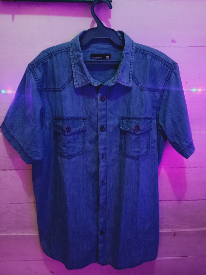 denim polo