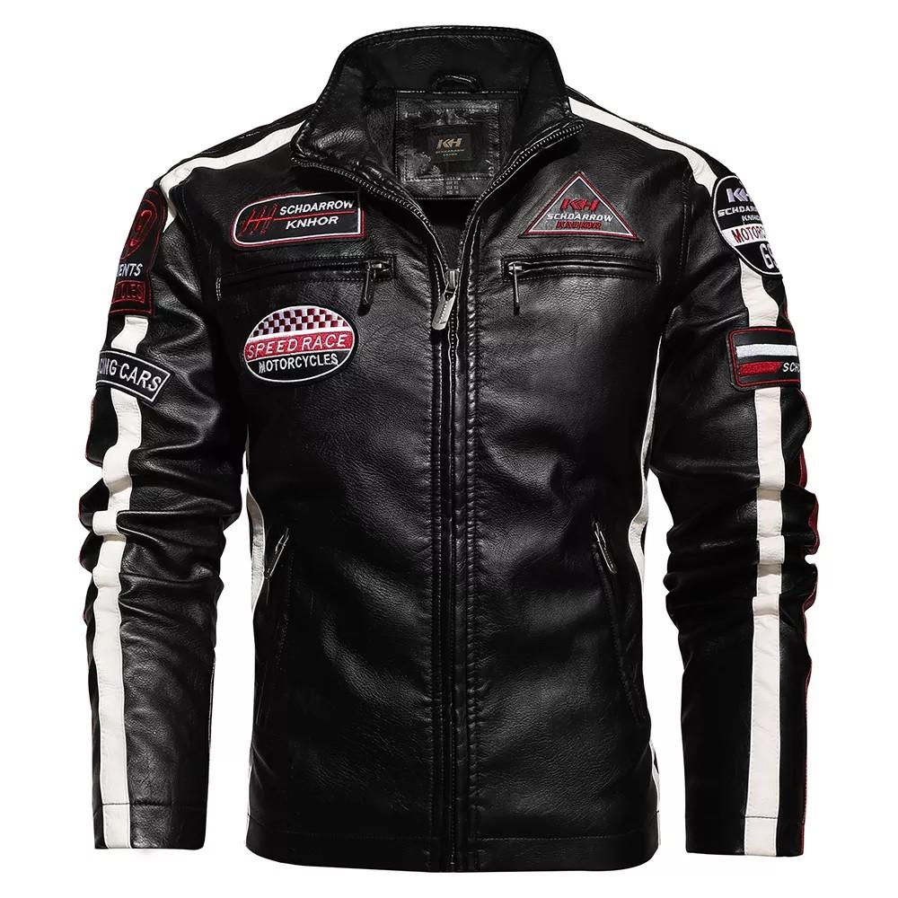 Mens leather jacket size cheap xs