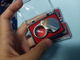 Mini triplet jewelry eye loupe magnifier
