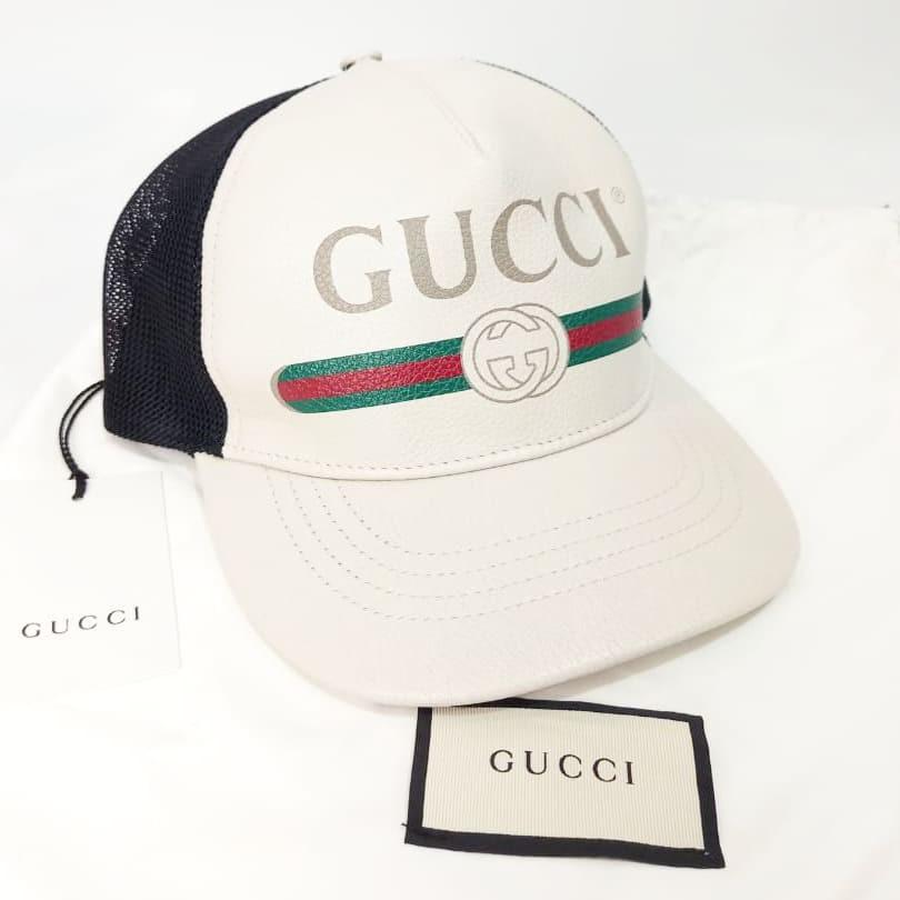 New Gucci baseball cap logo sz L 4.550 