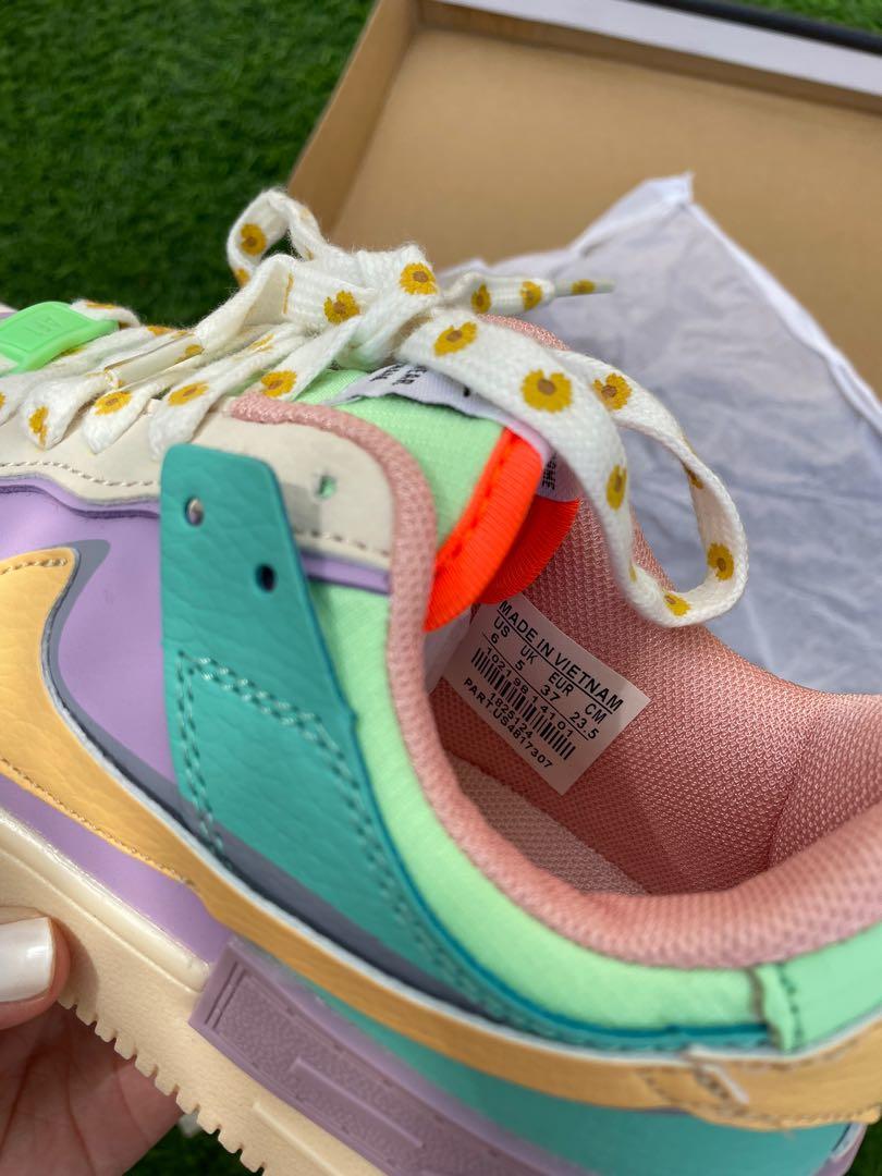 Nike Air Force Pastel Color, Women's Fashion, Footwear, Sneakers on  Carousell