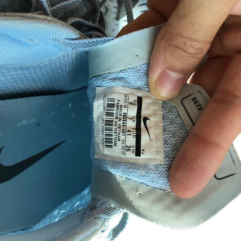 nike zoom light blue