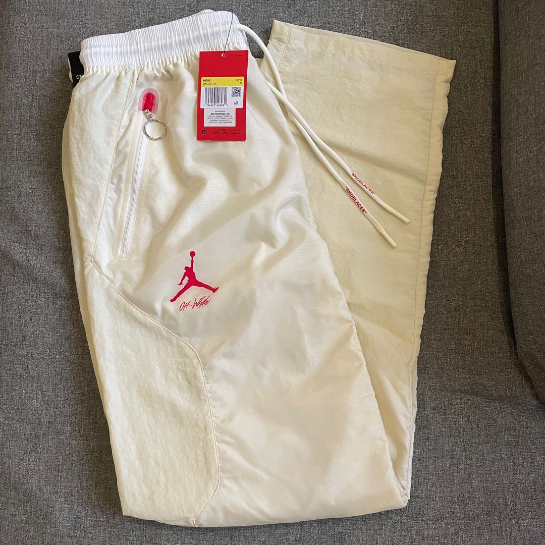 Off-White x Jordan Woven Pants, Men's Fashion, Bottoms, Joggers