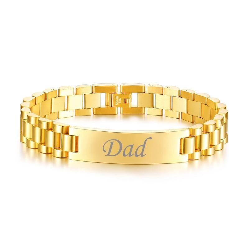Chain bracelet clearance watch
