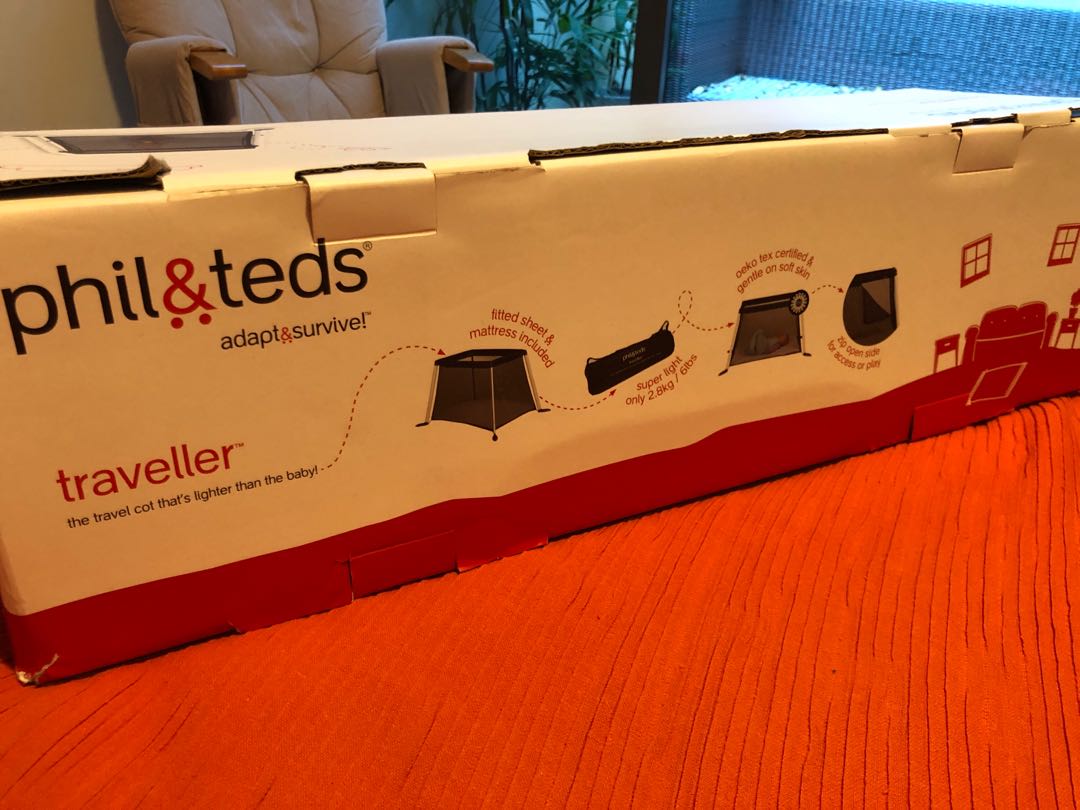Phil & Teds v4 travel cot (light weight), Babies & Kids, Baby Nursery