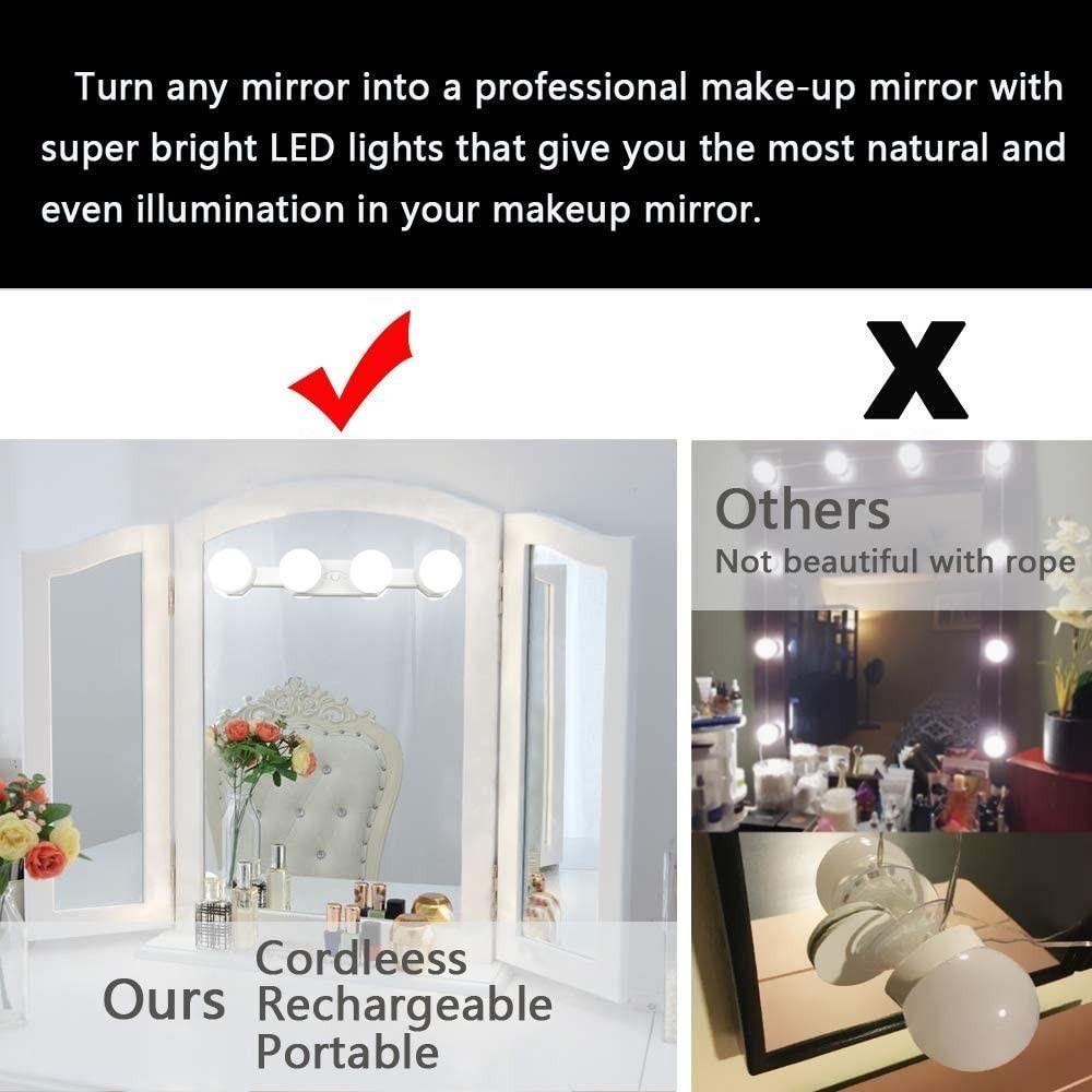Rechargeable Led Vanity Mirror Lights