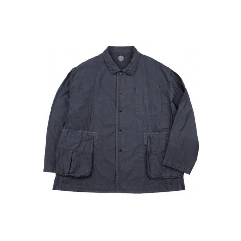 Porter Classic poplin mil-shirt jacket, 男裝, 外套及戶外衣服