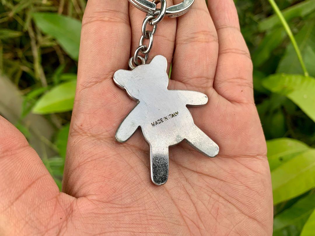 Metal bear keychain sale