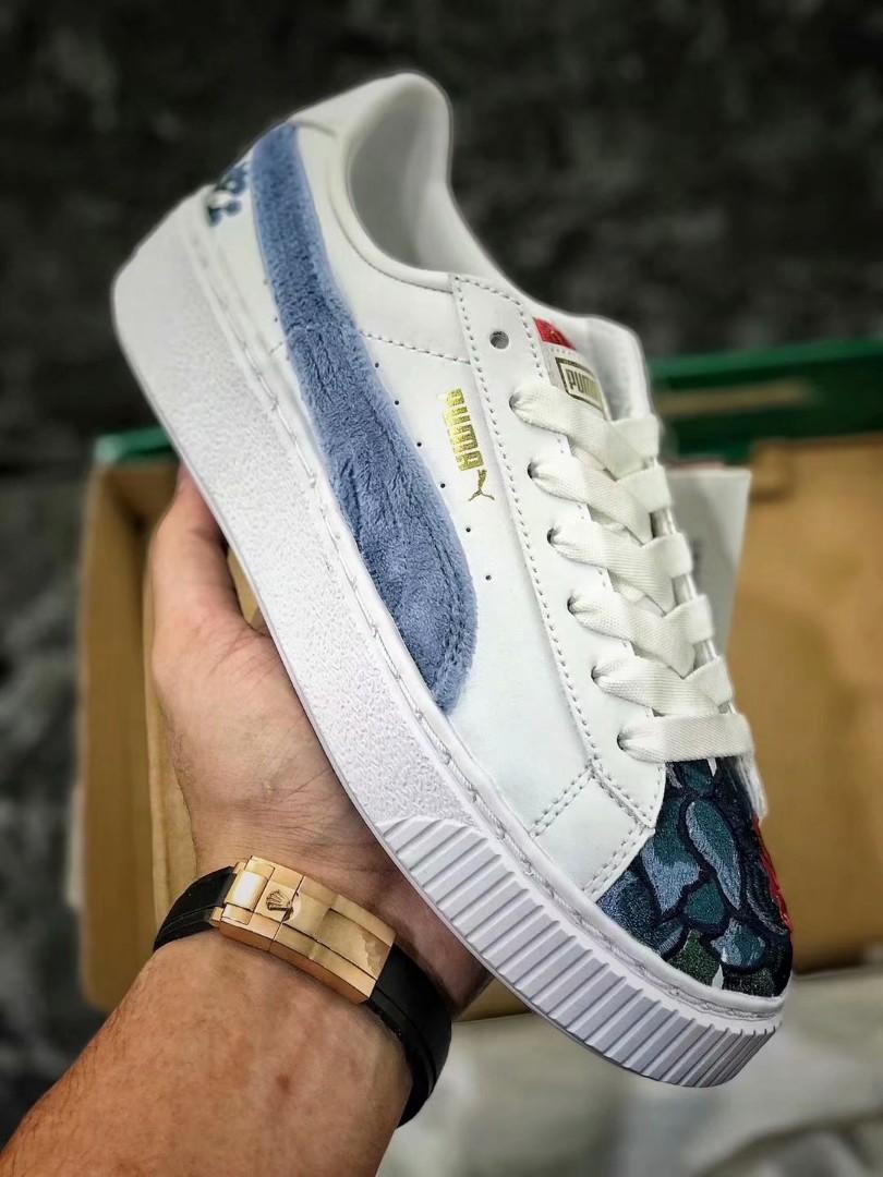 Puma platform outlet embroidered